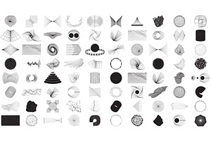 80 Vector Abstract Shapes Vol.1