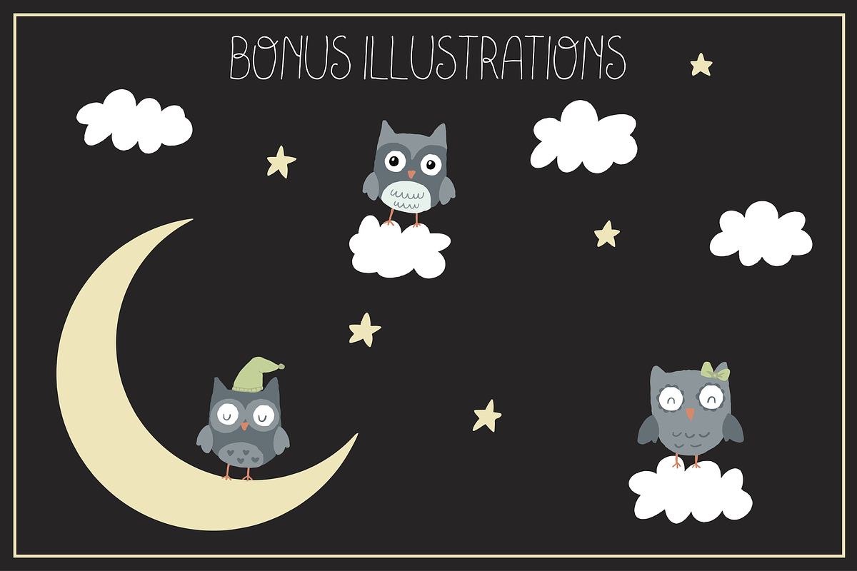Goodnight Handmade Font preview 3