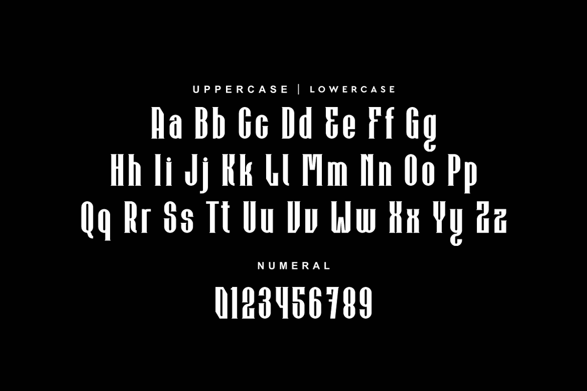 Raxong Speco - Bold Condensed Font, a Serif Font by QR Design Studio (Photo 9 of 12)
