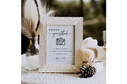 Fall Wedding Photo Frame PSD Mockup, a Mockup by Kelligraphy Co. (Thumbnail 2 of 2)
