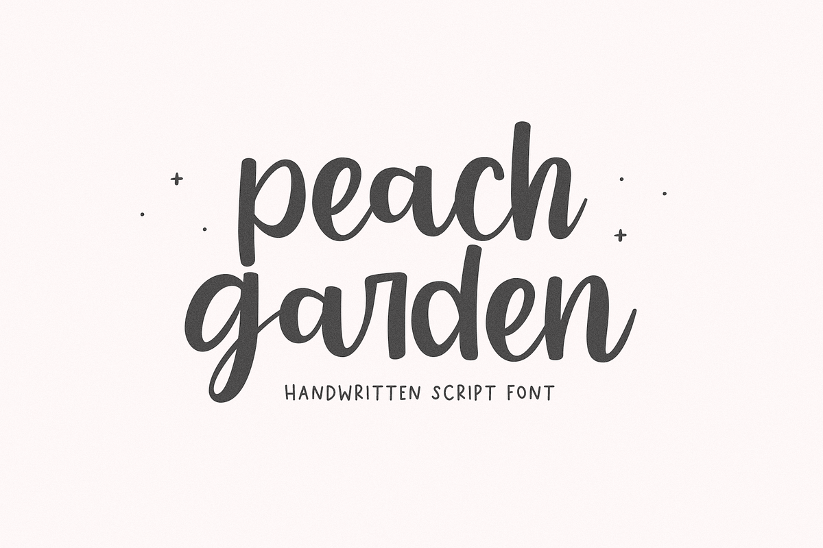 Peach Garden | Script Font, a Script Font by KA Designs (Photo 1 of 10)