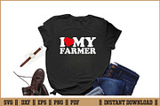 I Love My Farmer Farm Life Design, an Illustration by Handy Arts Studio (Thumbnail 2 of 3)