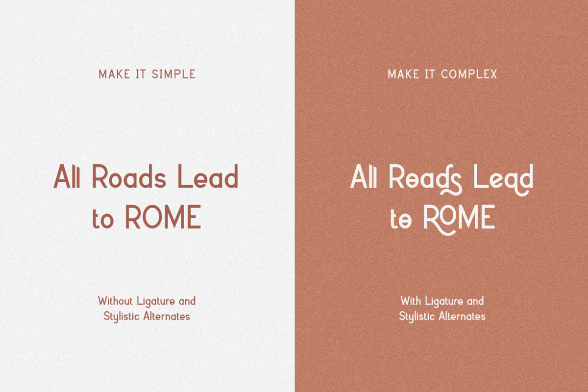 Christine - Advertisement Font, a Sans Serif Font by RockboyStd (Photo 8 of 12)