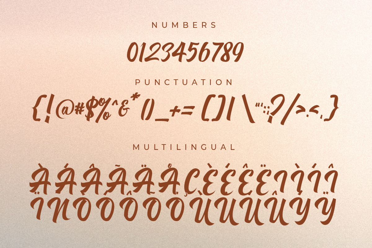 Michail Script Layered Fonts preview 5