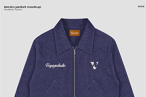 Denim jacket mockup
