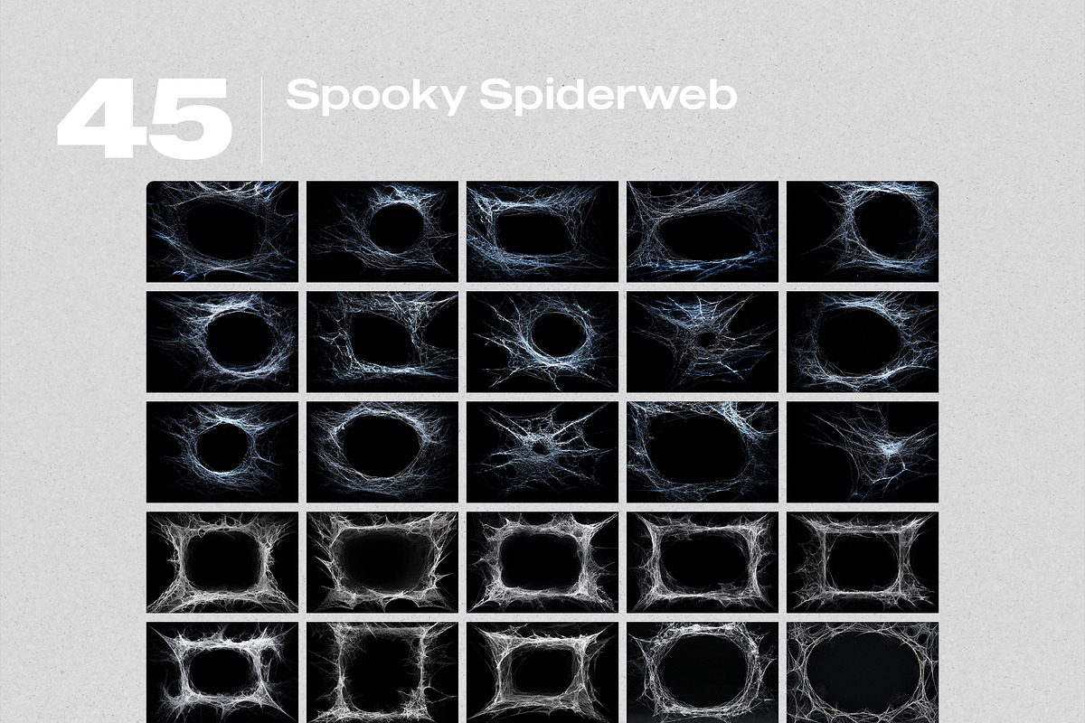 Spooky Spiderweb Overlays, a Texture Graphic by PhotoSpirit (Photo 8 of 8)