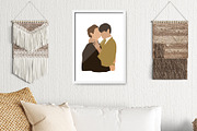 Abstract Gay couples, a Person Illustration by ApetekMarket (Thumbnail 4 of 6)