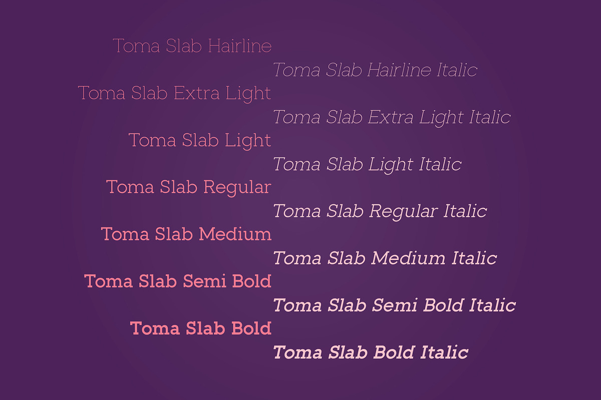 Toma Slab Serif preview 3