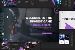 Esport Gaming Google Slides Template