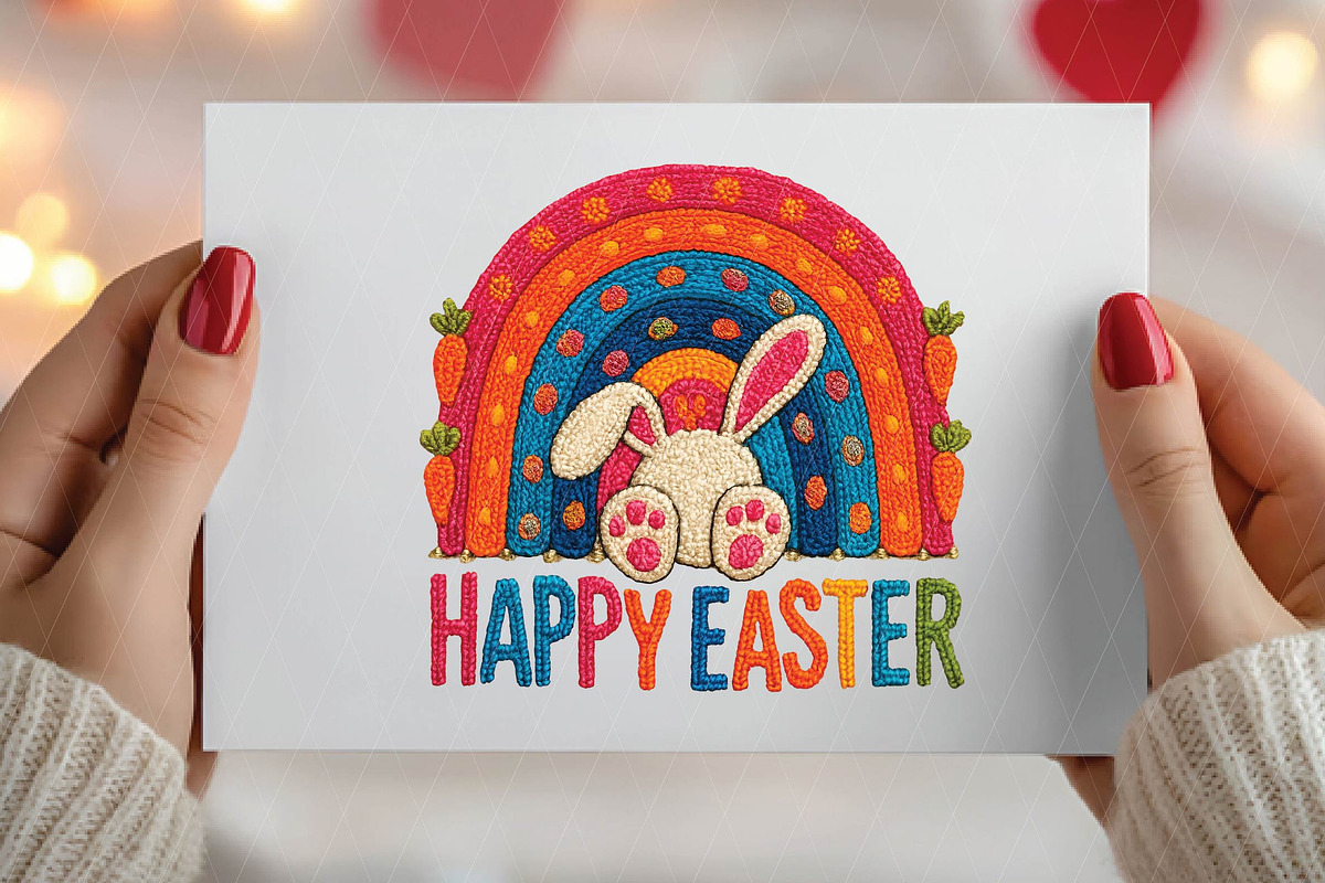 Happy Easter Bunny Rabbit Face Funny, an Illustration by DreamPrint404 (Photo 3 of 7)