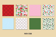 Seamless Christmas Digital Bundle, a Pattern Graphic by Paper Starr Studio (Thumbnail 7 of 8)