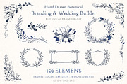 Botanical Branding Kit Wedding, an Object Graphic by Christine Krahl (Thumbnail 1 of 11)