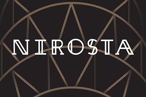 Nirosta Typeface