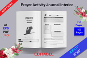 Prayer Activity Journal KDP Interior, a Graphic by Hitubrand (Thumbnail 1 of 2)