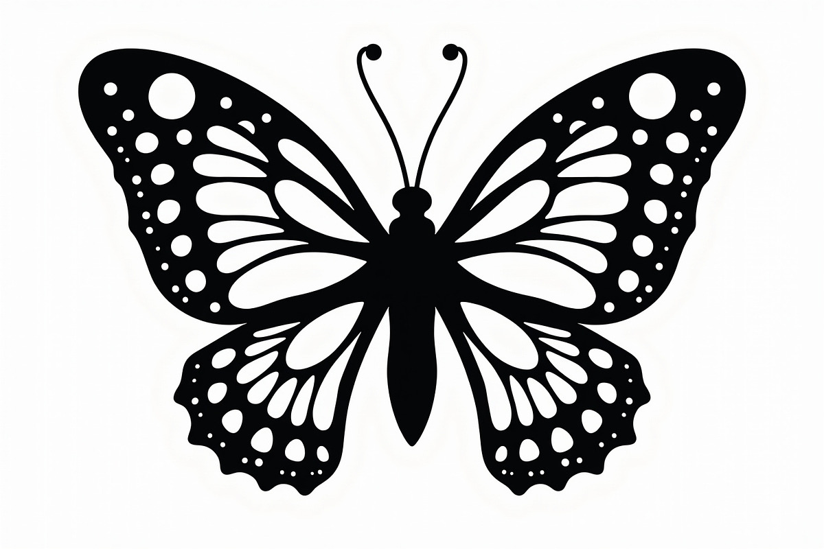 butterfly laser cut design, an Illustration by balal (Photo 13 of 13)