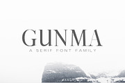 Gunma Serif Font Family, a Serif Font by Creativetacos (Thumbnail 1 of 7)