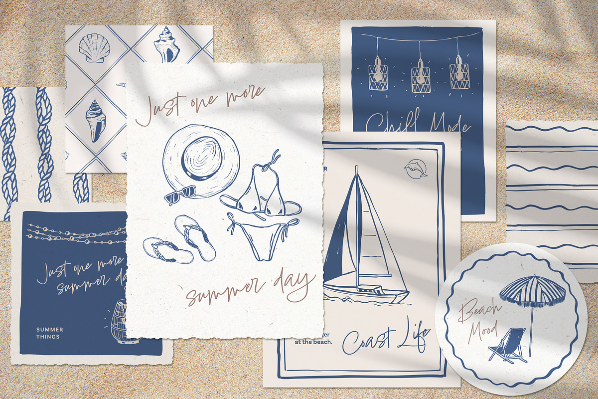 Hand Drawn Summer Illustration Set, an Object Graphic by Wild and Wonder by Ana (Photo 3 of 17)