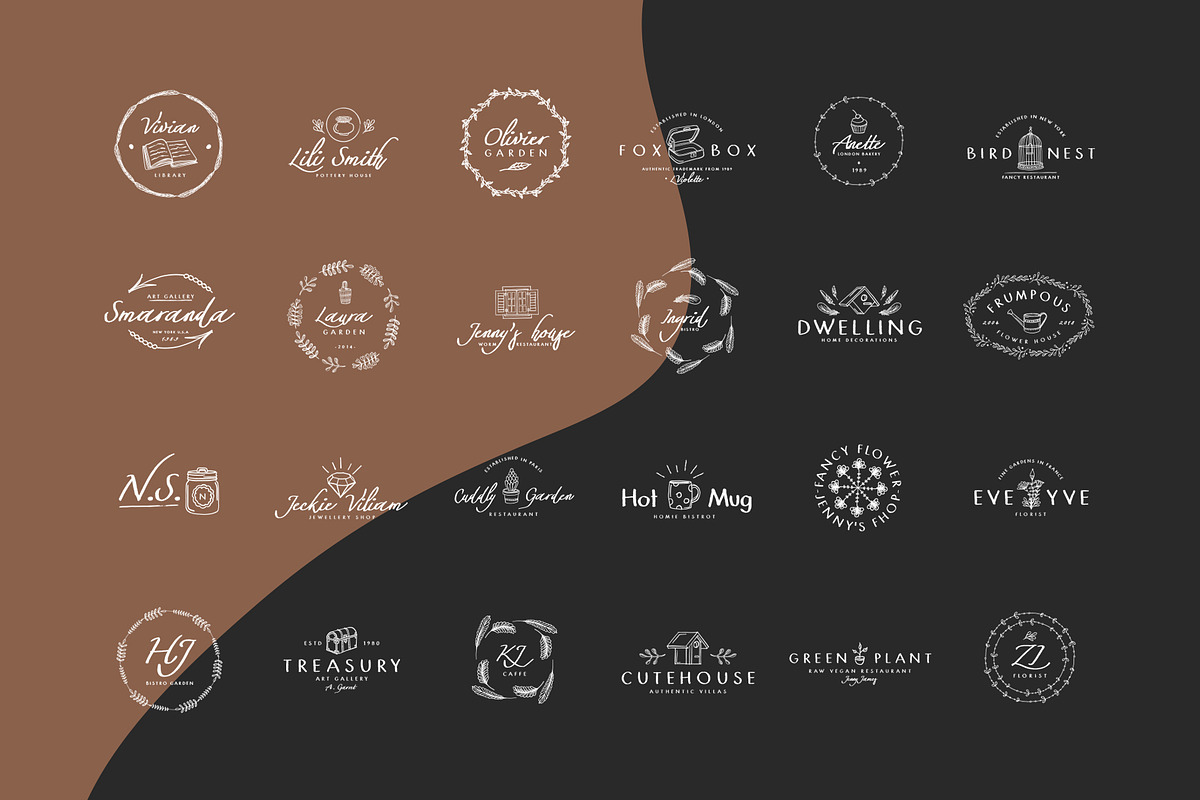 380 Stylish & Minimal Logos, a Branding & Logo Template by Graphicdome (Photo 11 of 18)
