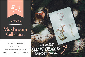 Mushroom Mockup 5 - Vol. 1