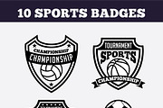 SPORTS BADGES AND LOGO BUNDLE, a Branding & Logo Template by shazi (Thumbnail 21 of 31)