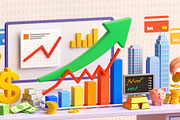 Financial Growth and Economic, a Business Photo by Rafoz (Thumbnail 1 of 9)