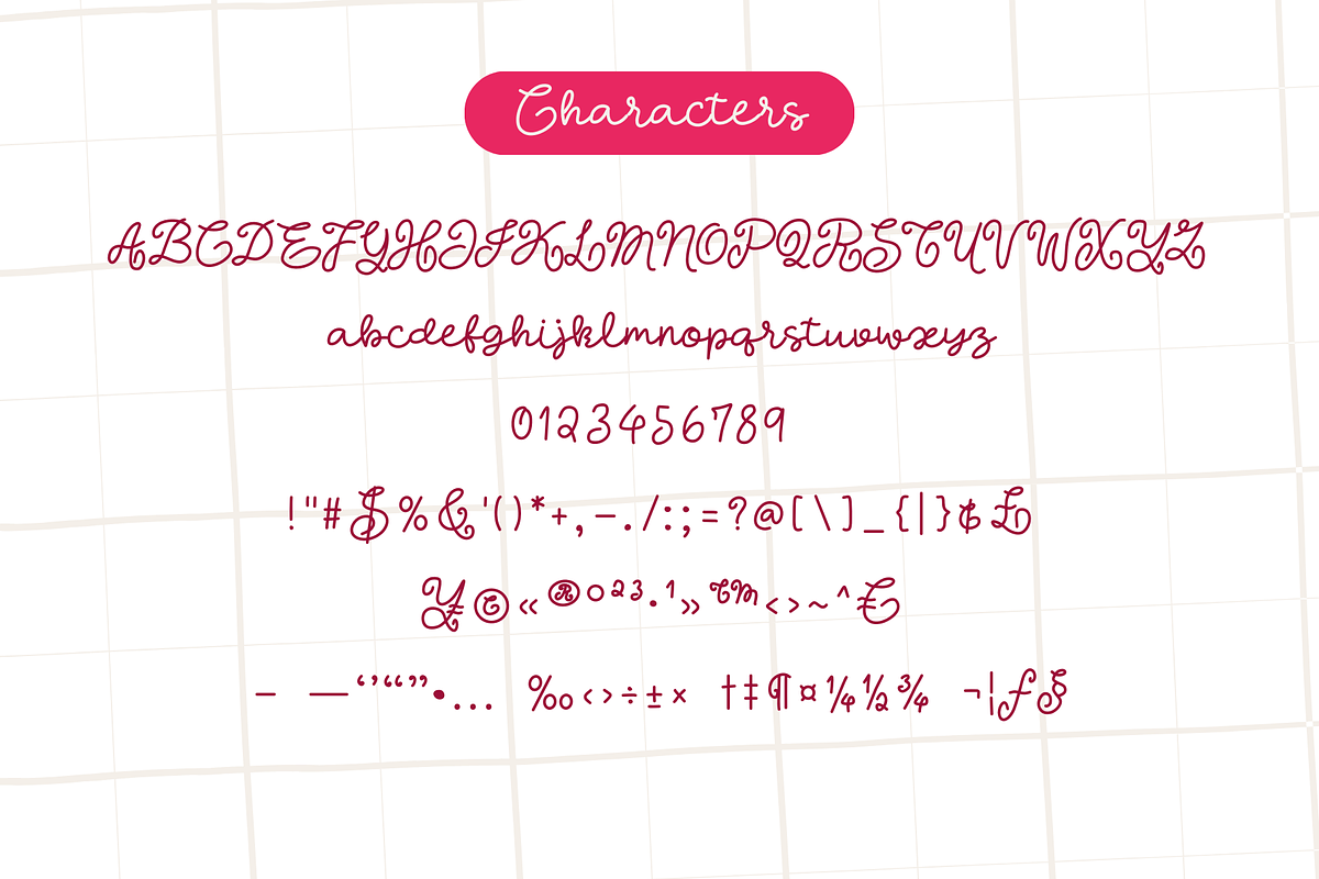 Lush Valentine is a Script font, a Script Font by Brown Cupple (Photo 8 of 9)