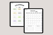 2025 Digital Planner 365 Days Canva, a Stationery Template by Designmela01 (Thumbnail 4 of 8)