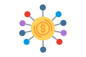 Sales Enablement Flat Icon, a Duotone Icon by Pexelpy