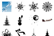 Christmas and New Year Backgrounds, a Decorative Illustration by TAlex (Thumbnail 5 of 7)