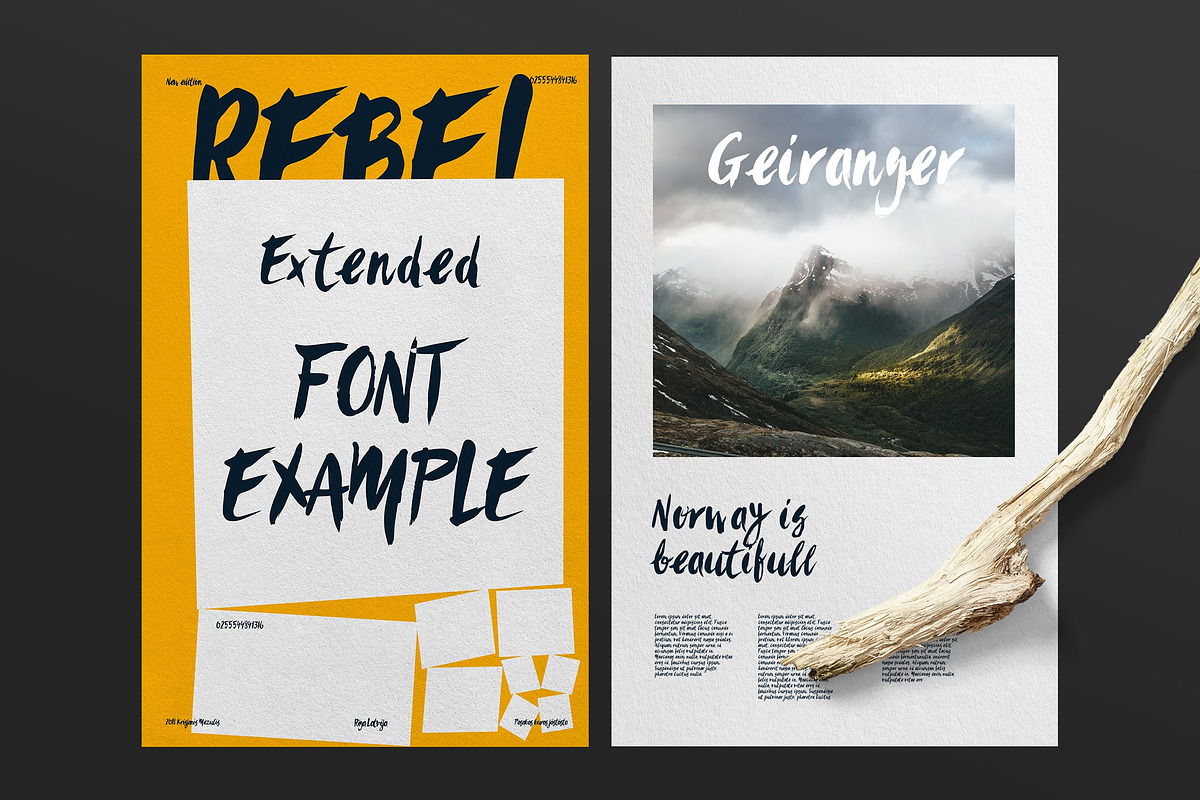 Sanös Extended Script Font preview 4