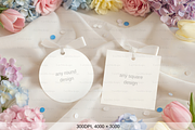 Spring Pastel Floral Gift Tag Mockup, a Product Mockup by TatiMockup (Thumbnail 2 of 4)