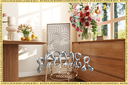 FLOWER POWER | Cottage Frame Mockups, a Poster Template by SoleilHomeMockups (Thumbnail 1 of 10)