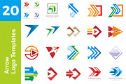 20 Logo Arrow Templates Bundle, a Branding & Logo Template by Friendesigns (Thumbnail 1 of 21)