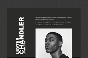 Lester CV / Resume Template