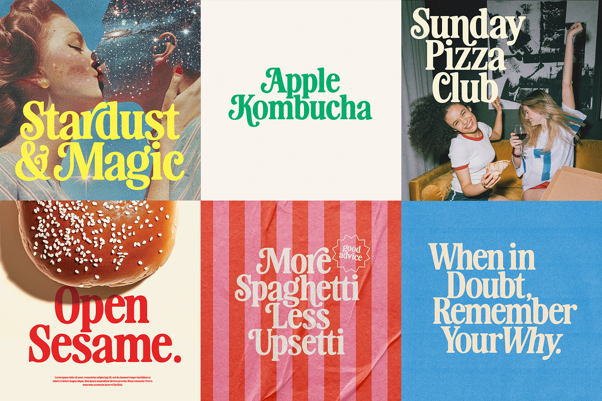 Heartbreak Eighties Retro Serif, a Serif Font by Nicky Laatz (Photo 23 of 35)