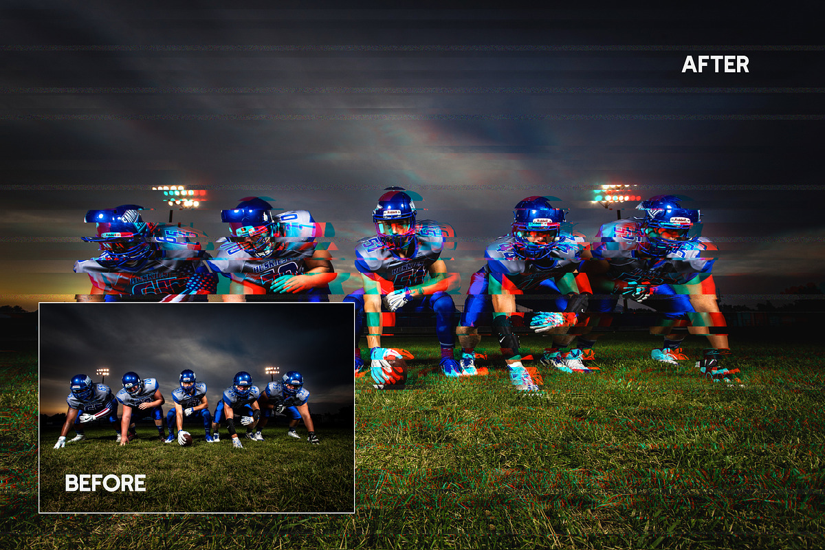 Glitch Photoshop Action, an Action Add-On by Effect-Hub (Photo 5 of 8)