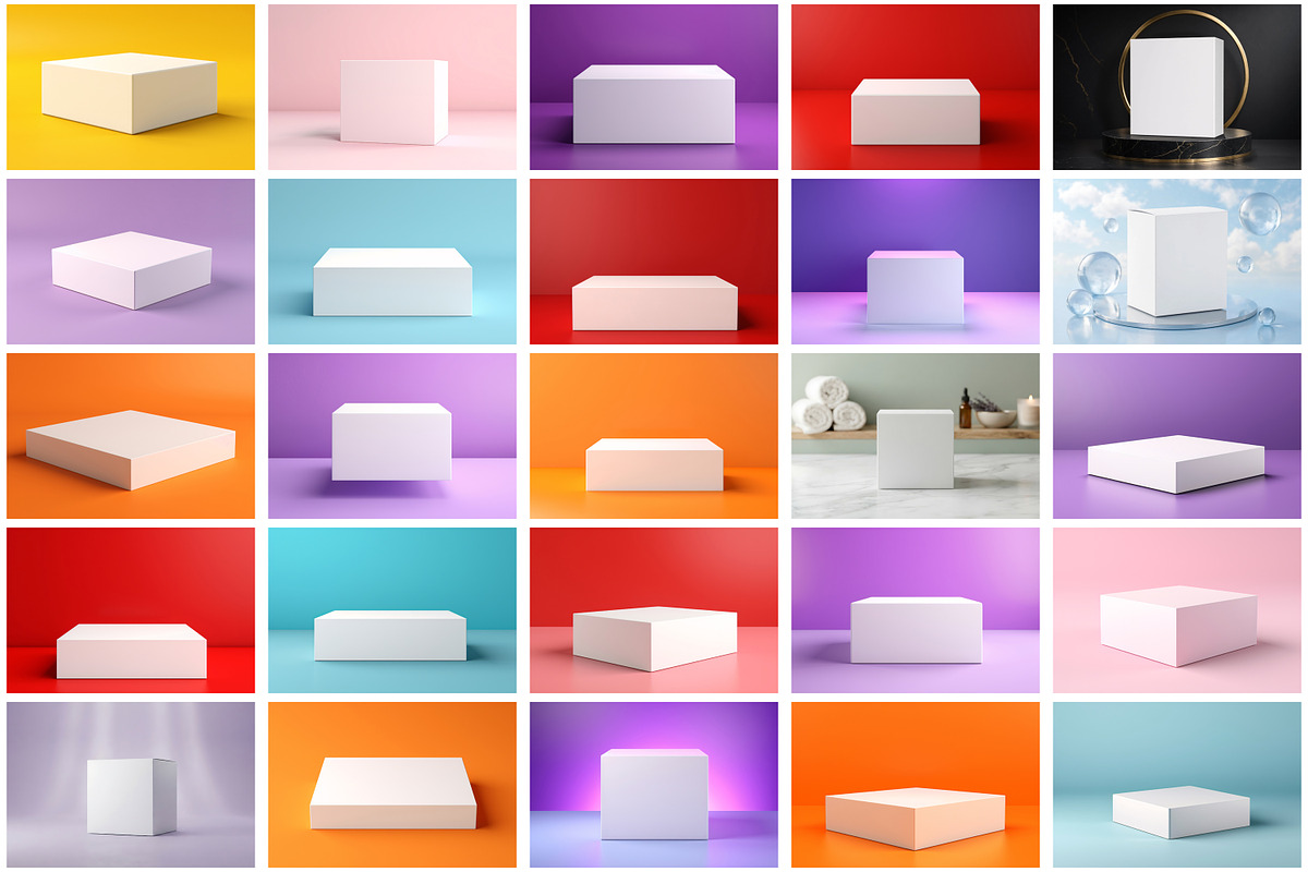 Box Mockup, a Packaging Mockup by Forhadx5 (Photo 9 of 13)