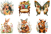 Boho Mother’s Day Clipart PNG Bundle, an Illustration by Designking (Thumbnail 5 of 5)