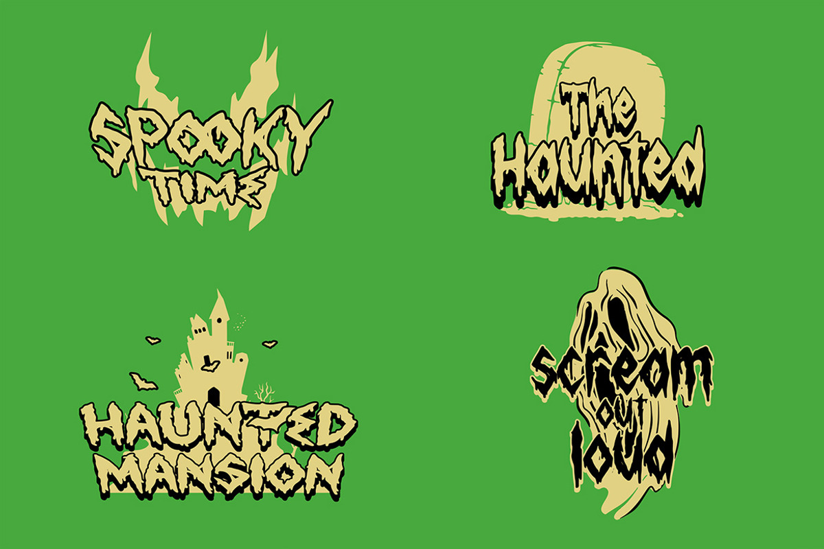 Creepy Creeper – Dripping Halloween, a Font by Arendxstudio (Photo 5 of 8)