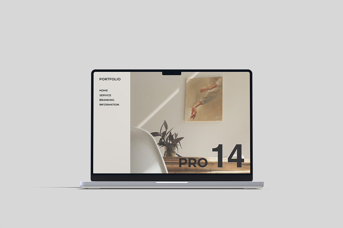 MacBook Pro 14 Mockup, a Mac Mockup by graphicpages (Photo 4 of 15)