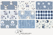 80 winter animals seamless pattern, a Pattern Graphic by Poppy Lane Studio (Thumbnail 6 of 11)