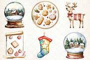 Warm Nostalgic Christmas Clipart, an Illustration by Libby Wishes (Thumbnail 4 of 9)