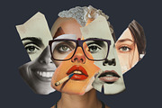 The Face Collage, an Object Graphic by Graphicdome (Thumbnail 2 of 21)