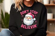 Don't Stop Believin T Shirt Png, an Illustration by DreamCafeArt (Thumbnail 2 of 6)