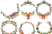 Watercolor Christmas Clipart, a Decorative Illustration by ArtbyHien (Thumbnail 4 of 8)
