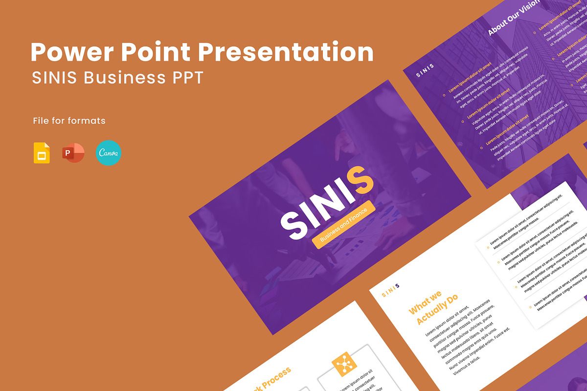 SINIS Presentation PPT, a Presentation Template by Recreative (Photo 1 of 5)