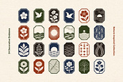 Vintage Stamp Elements, an Object Graphic by Design Squad (Thumbnail 2 of 4)