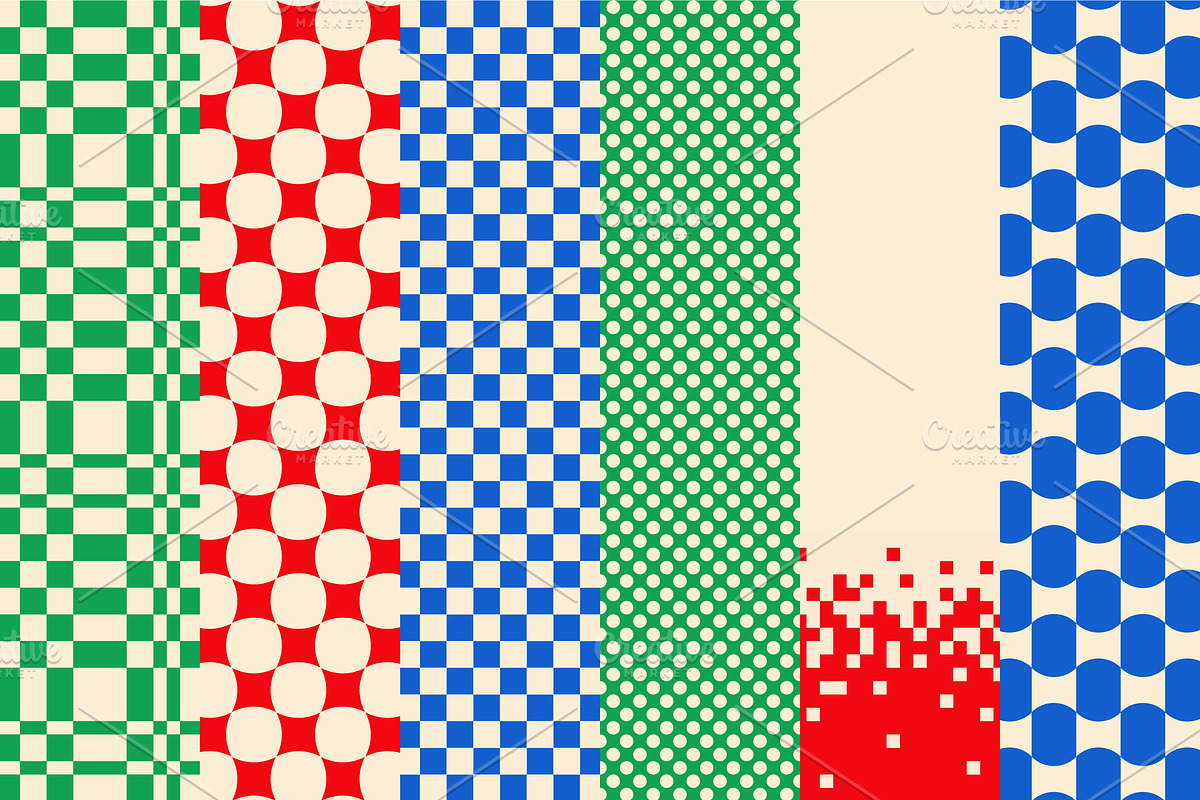 Set of seamless geometric patterns, a Pattern Graphic by Maryia's Store (Photo 2 of 7)