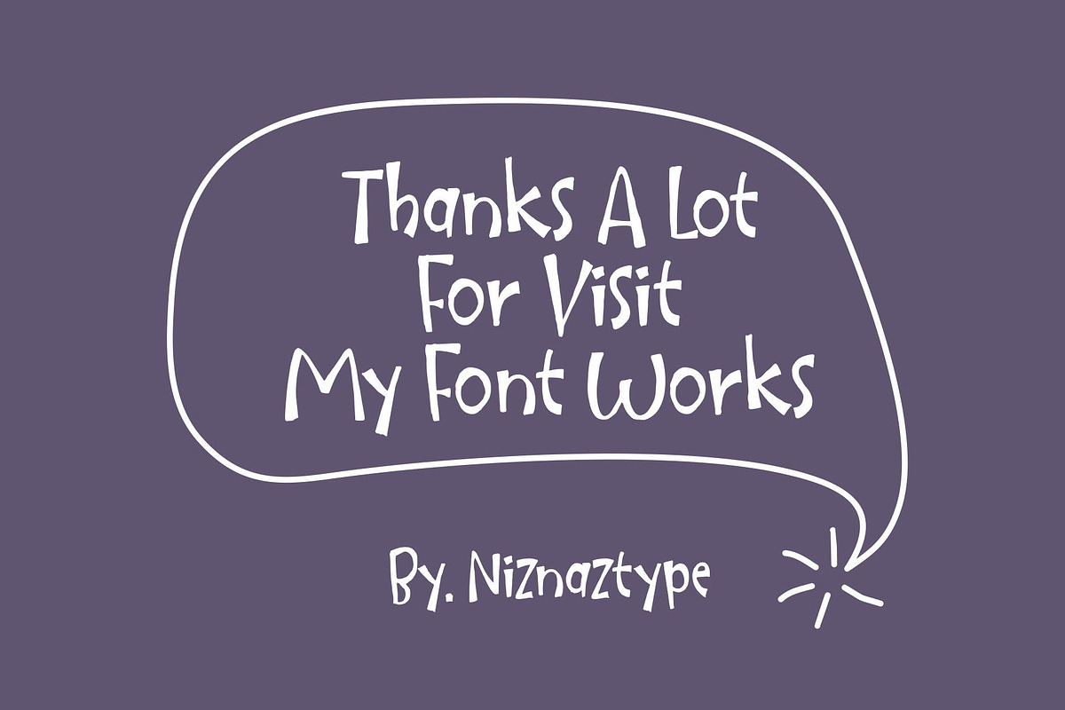 Speakinx - A Handwritten Typeface, a Handwritten Font by nIznaztype (Photo 6 of 6)