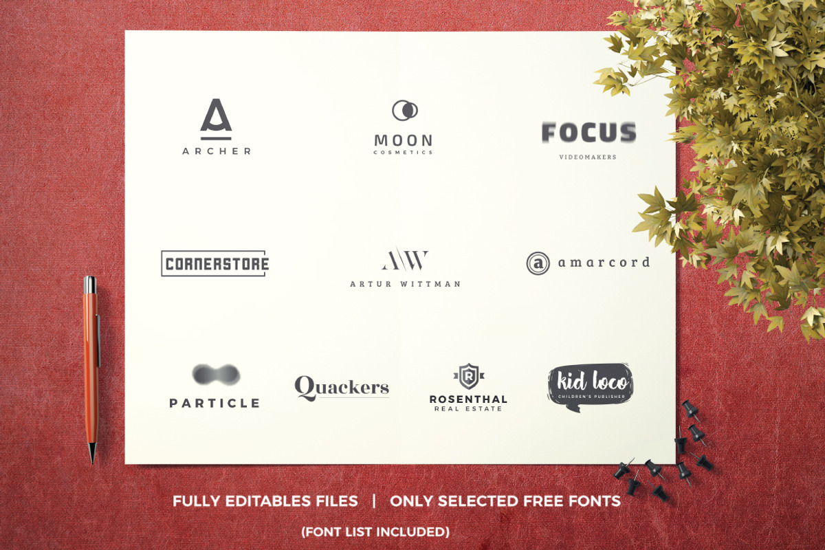 Branding logo premade modern kit, a Branding & Logo Template by Nues Design (Photo 6 of 12)